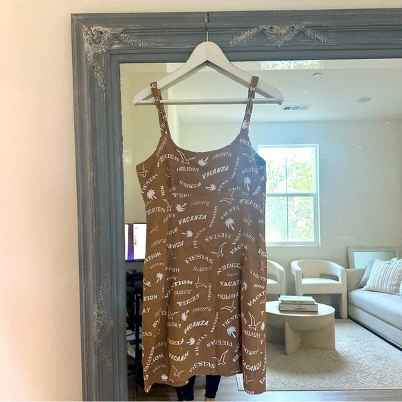 HOLIDAY the Label Emma Mulholland Maldives Mini Dress - Fiesta Print. Size M